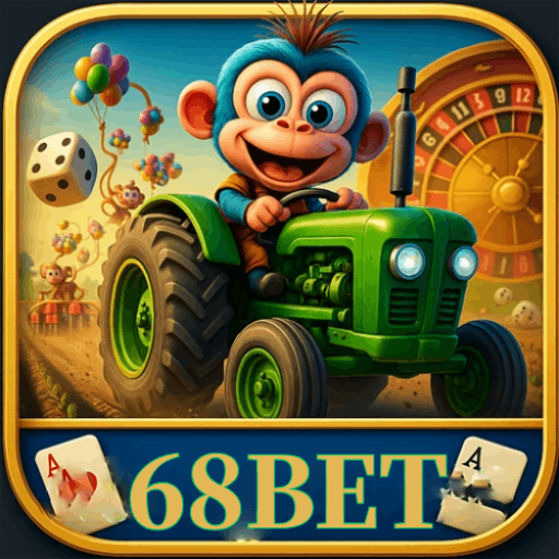 Imagem promocional da 68BET mostrando a plataforma e suas vantagens